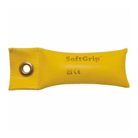 Fabrication Enterprises CanDo SoftGrip Hand Weight, 1 lb., Yellow 10-0351-1